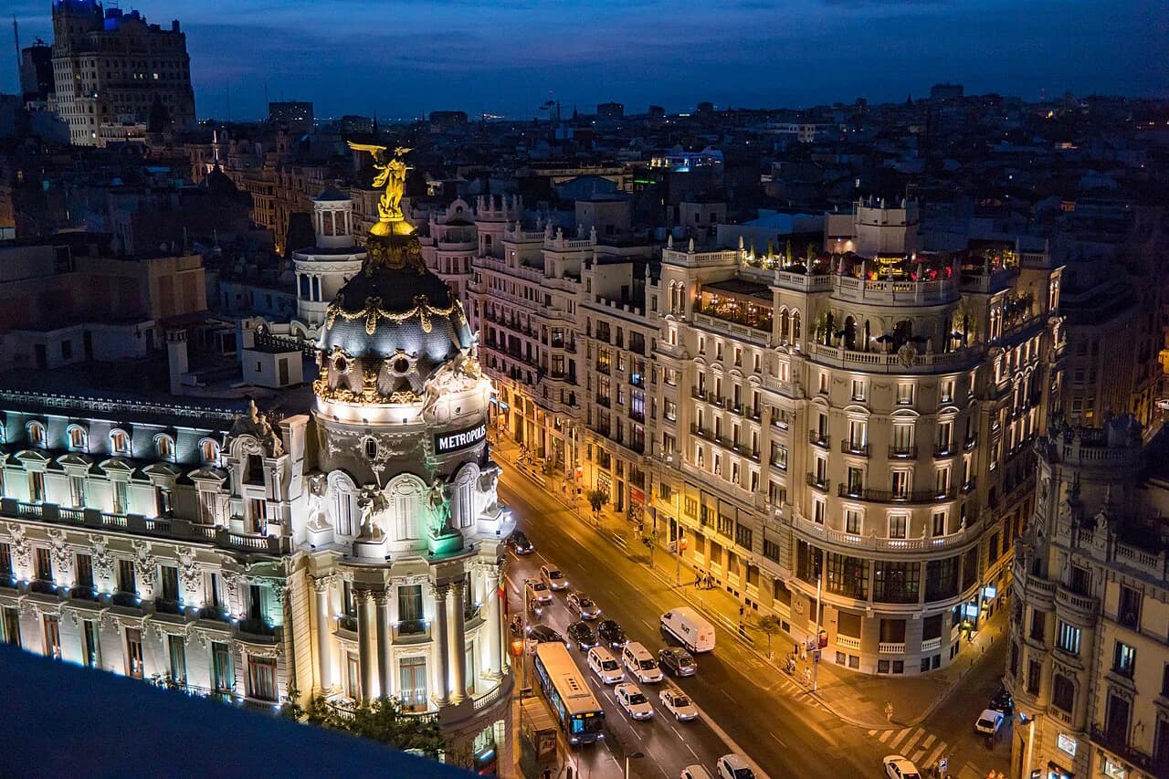 Hotels on Madrid’s Gran Vía: Addresses, Views and Rooms