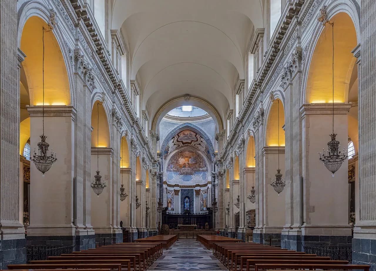 Interior of Catania Cathedral