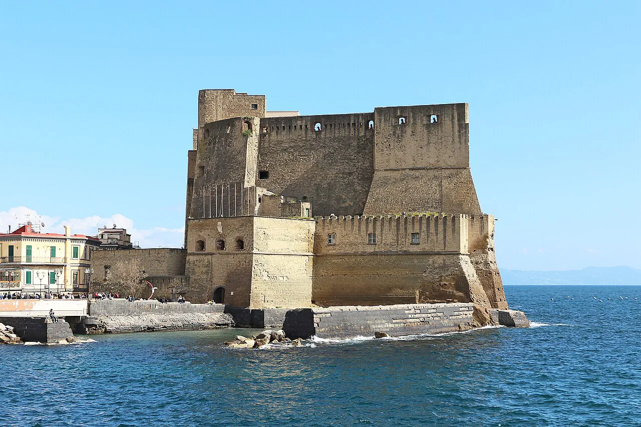 Castel dell'Ovo, the seafront castle on the Bay of Naples