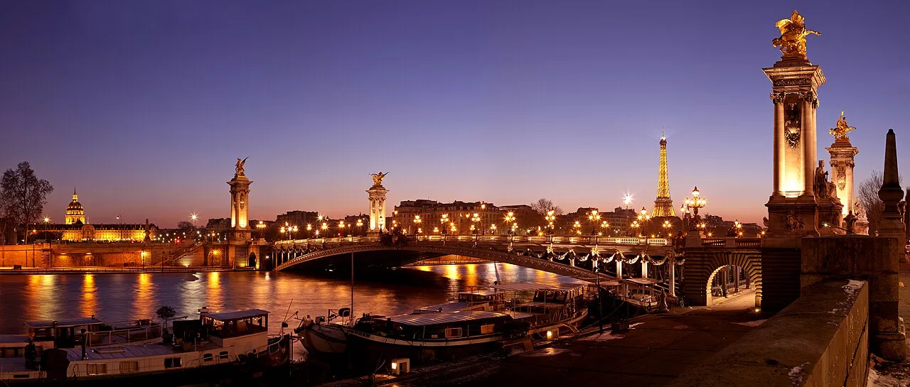 Pont Alexandre III over the Seine in Paris